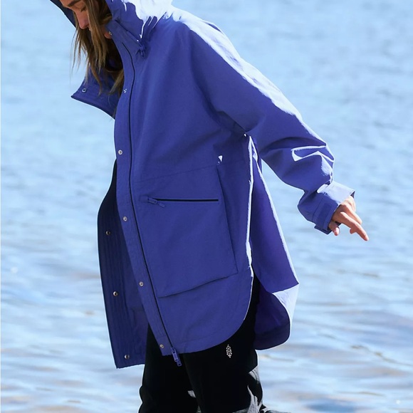 free people movement Jackets & Blazers - Free people raincoat